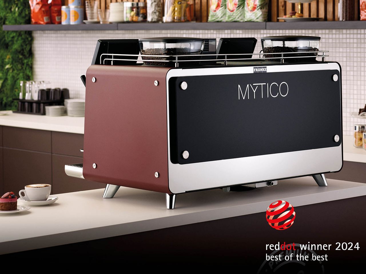 Franke Mytico besticht durch ihren Retro-Look, die Benutzerfreundlichkeit und gleichbleibende In-Cup-Qualität.