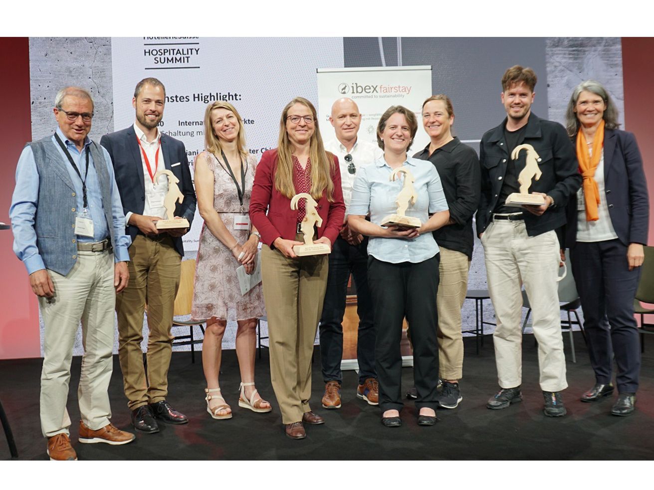 Preisverleihung «Best of ibex fairstay 2023» für aussergewöhnlich nachhaltige Leistungen