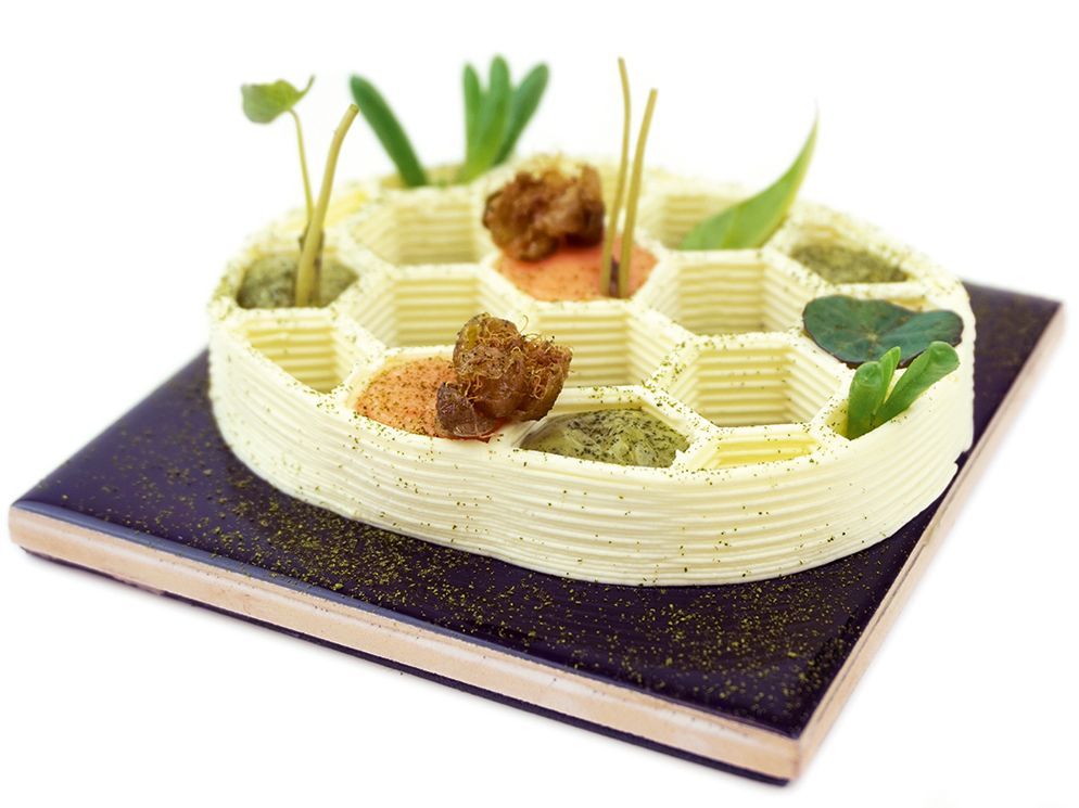 Essen in völlig neuen Formen: Kreation des niederländischen Küchenchefs Jan Smink.