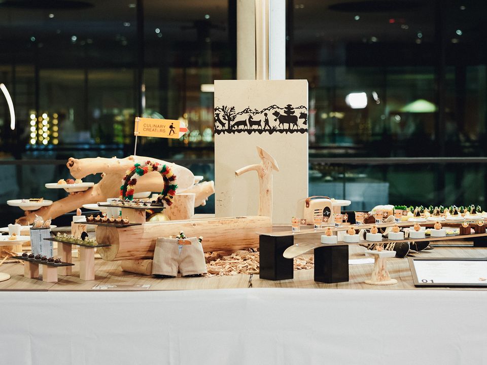 Ausstellungstisch der Swiss Culinary Creators