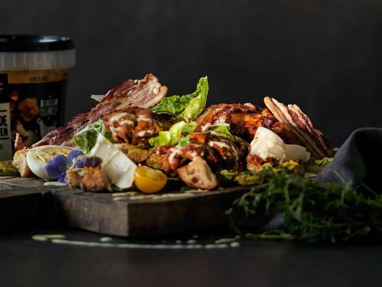 BBQ Caeser Salat - Philipp Glauser