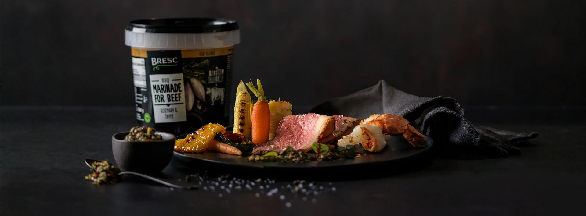 Rosa gebratener Tafelspitz Surf and Turf mit Chimichuri - Rezept Philipp Glauser