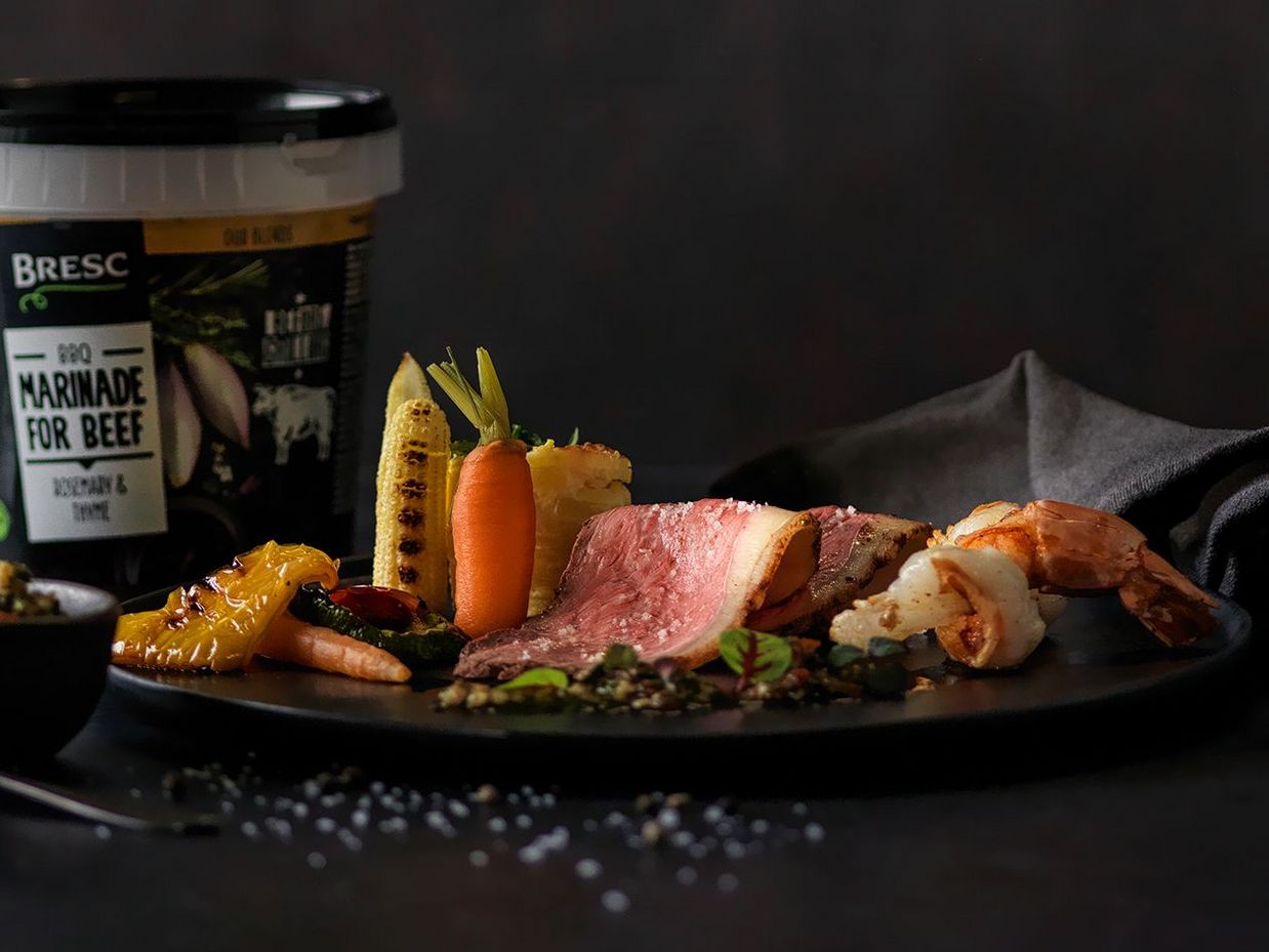 Rosa gebratener Tafelspitz Surf and Turf mit Chimichuri - Rezept Philipp Glauser