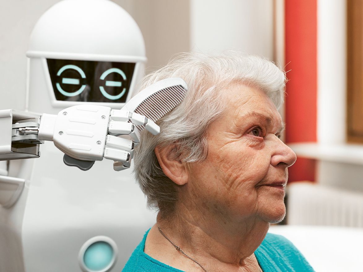Von einem Roboter gepflegt werden, ist vielen Menschen unheimlich. Das zeigt eine Studie.