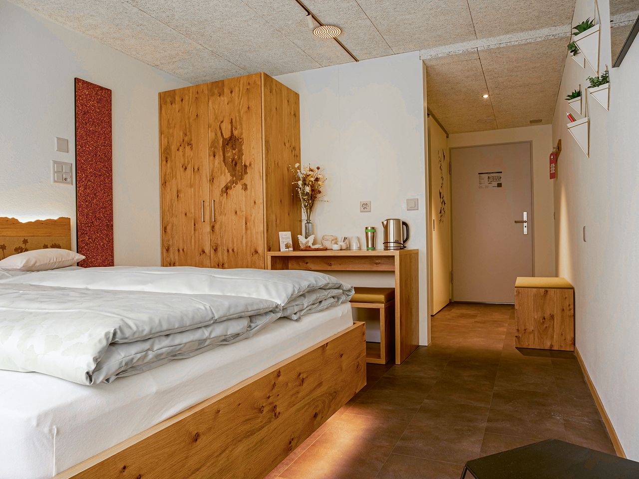 Das Zimmer «Future Hotelier Room» von Stefan Friedli, Timothey Trachsel und Nathalie Mettraux ist äusserst wandelbar.