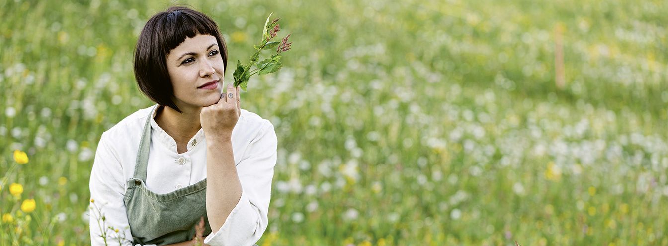 Verbunden mit der Natur. Rebecca Clopath verwirklicht ihre Ideen als Naturköchin.