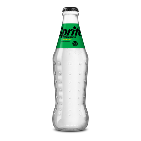 Sprite Zero Sugar Glasflasche