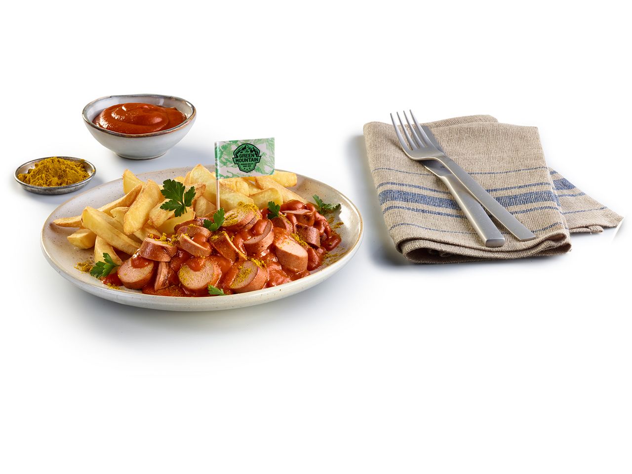 THE GREEN MOUNTAIN Plant-based Currywurst