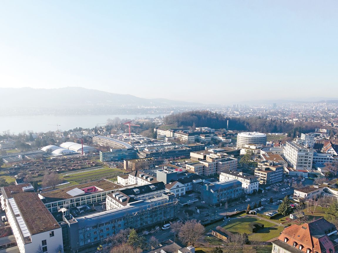 Gesundheitscluster Lengg von oben