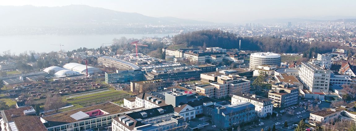 Gesundheitscluster Lengg von oben