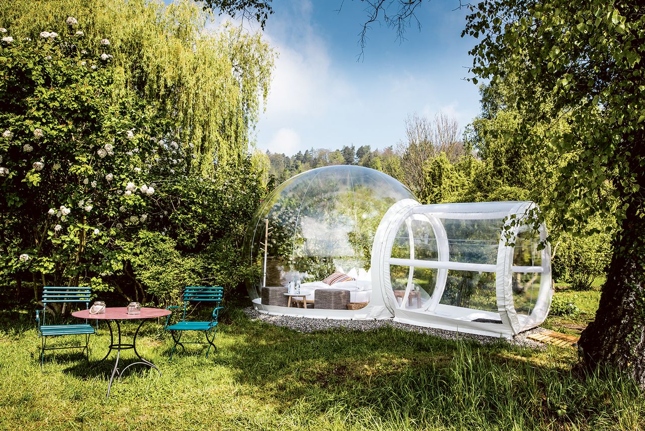 Träumen unterm Himmelszelt: Im Thurgau laden an verschiedenen Standorten Bubble-Hotels zum ungewöhnlichen Übernachtungserlebnis ein.