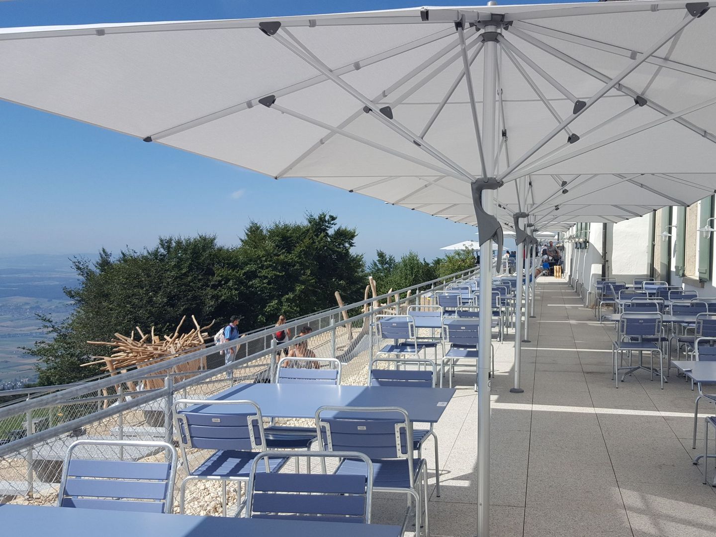 Terrasse mit Panoramablick