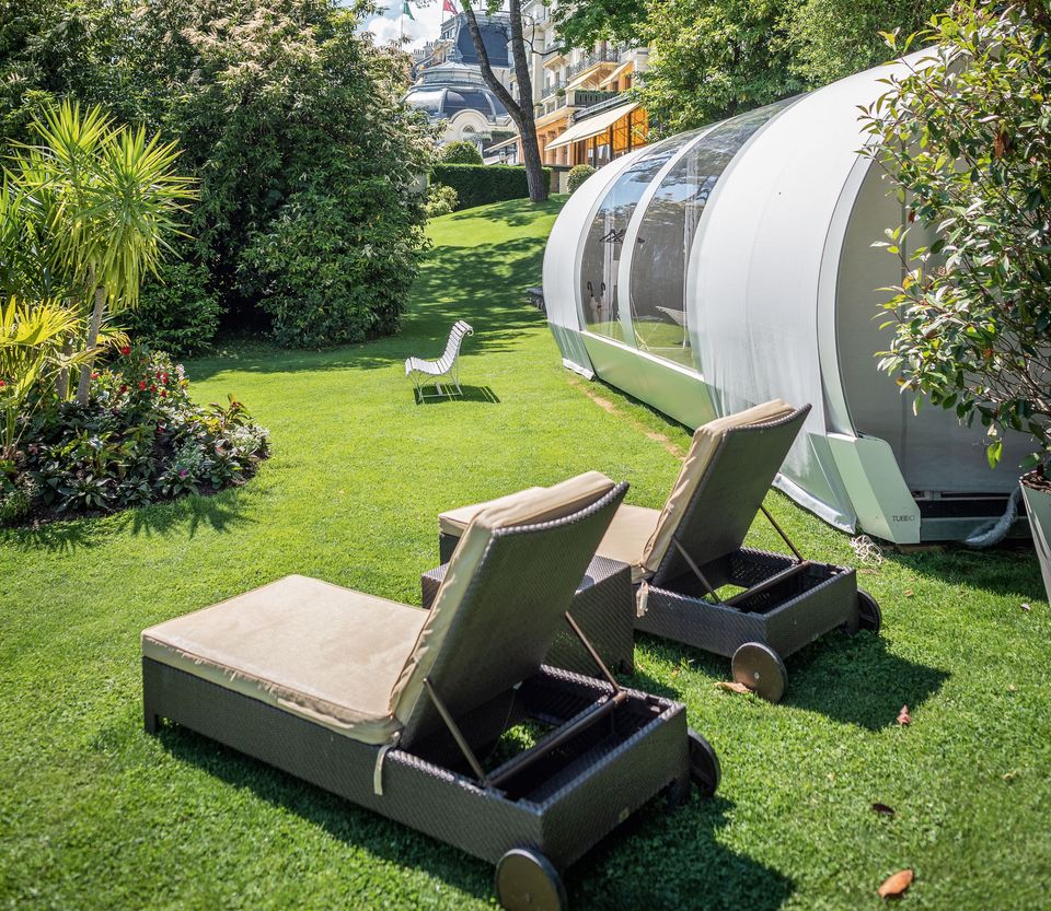 Pop-up-Hotel in Lausanne.