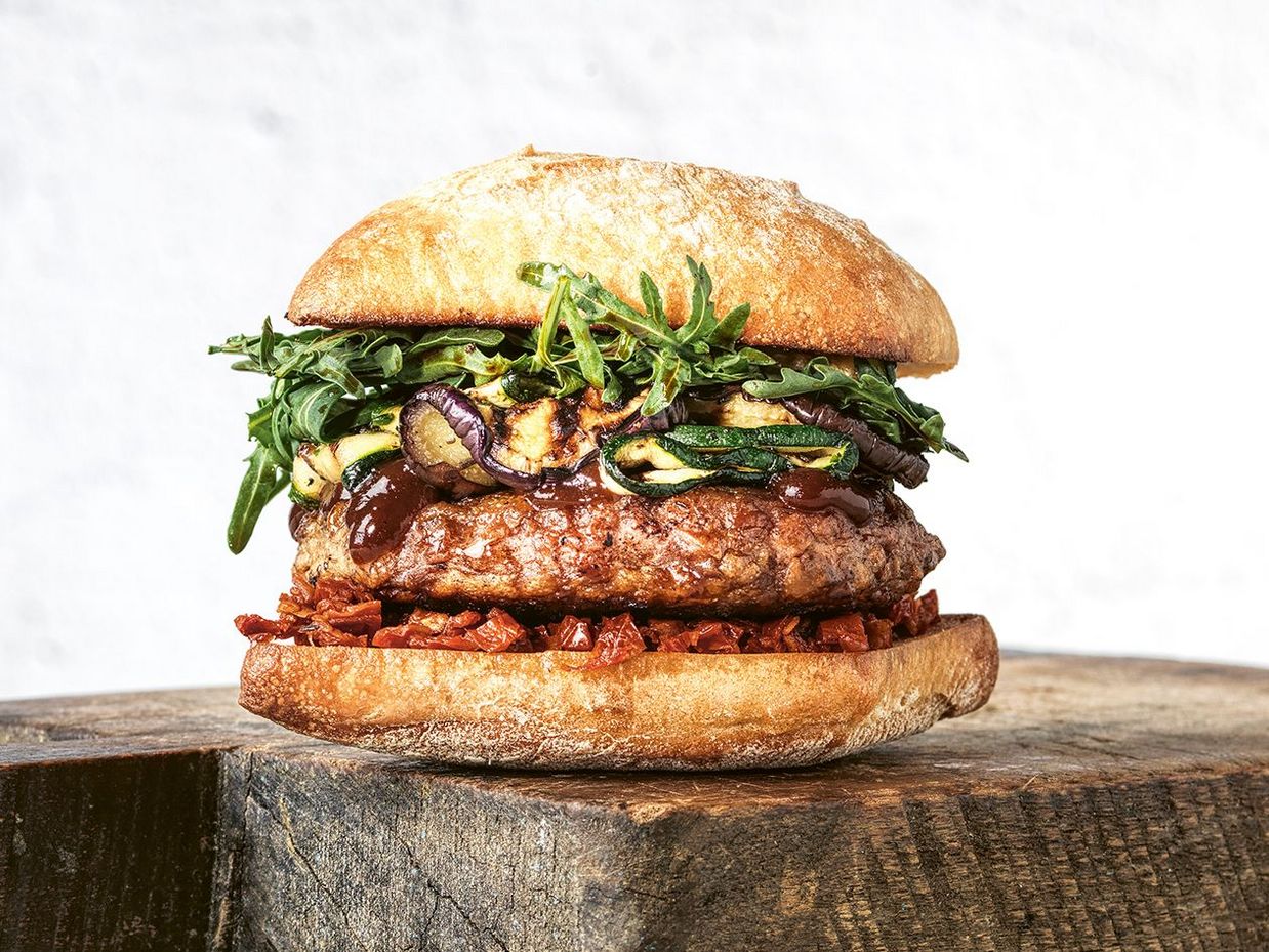 Rezept Plant-based Burger THE GREEN MOUNTAIN Grilltrends 2023
