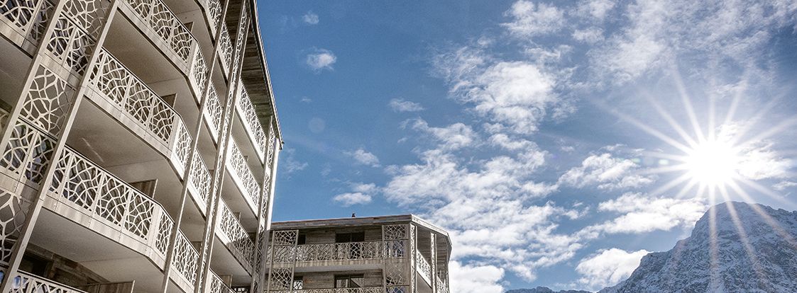 Valsana Hotel Arosa: Ein ausgeklügeltes Energiekonzept mit Wärmerückgewinnung, Eisspeicher und Erdsonden sorgt für angenehme Temperaturen – CO²-neutral.