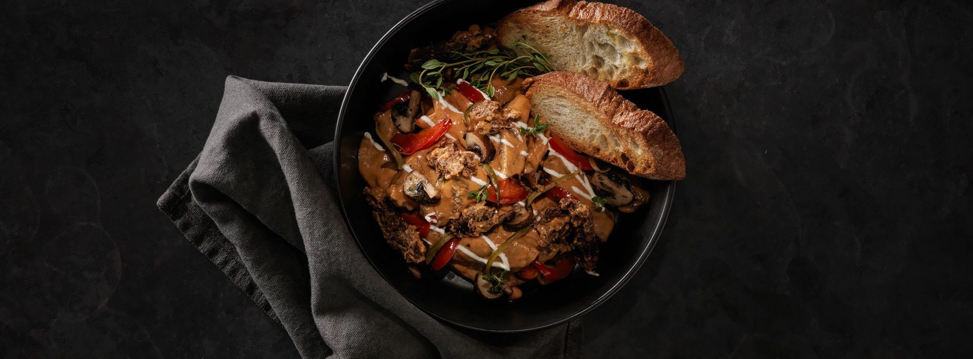 Plant-Based Stroganoff - Rezept Aurel Manser