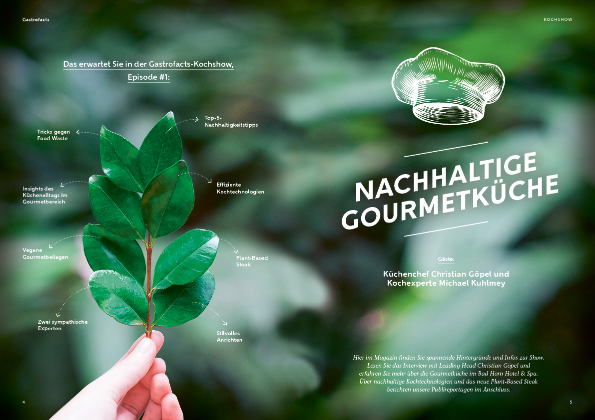 Gastrofacts-Kochshow Episode #1: Nachhaltige Gourmetküche