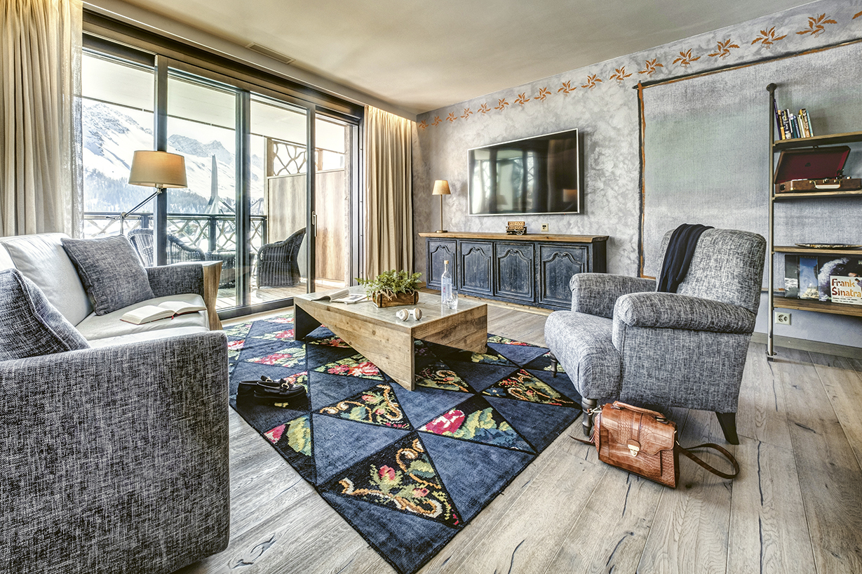 Das Valsana Hotel verfügt über 40 Doppelzimmer und Juniorsuiten sowie 9 Appartements.
