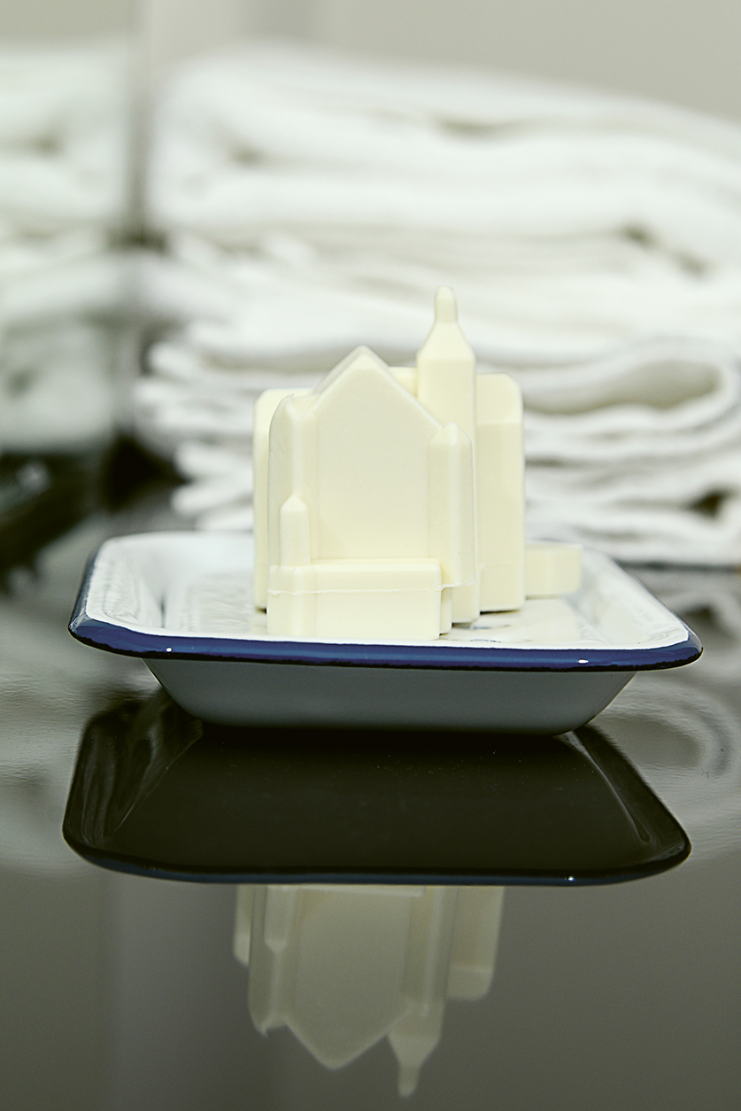 Eine Spezialität des Hauses: die Hartseife in Form der Militärkantine.