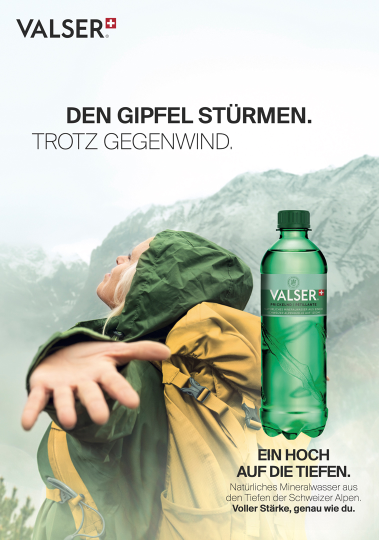 Valser, Den Gipfel stürmen. Trotz Gegenwind.