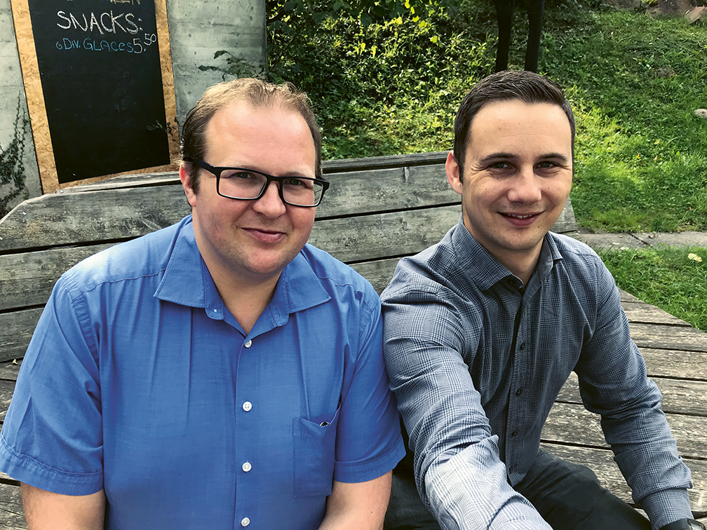Operative Leitung vom Lofthotel Murg Therry Wüthrich (links) und Mathias Seiwald (rechts).