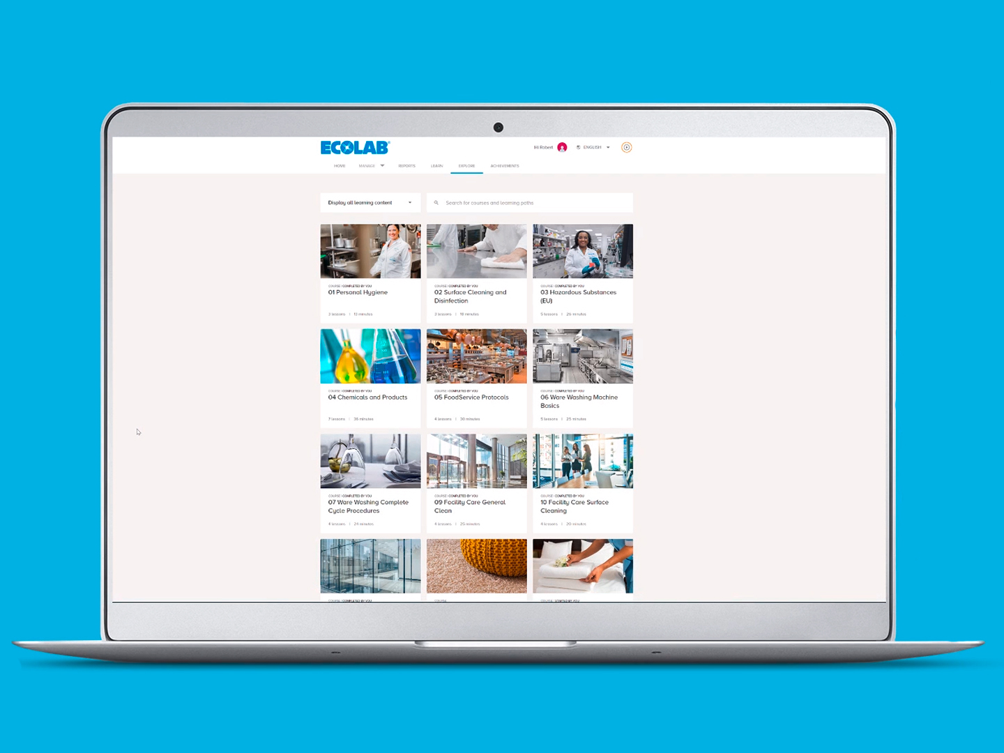 Ecolab - Digitale Schulungen auf Abruf!