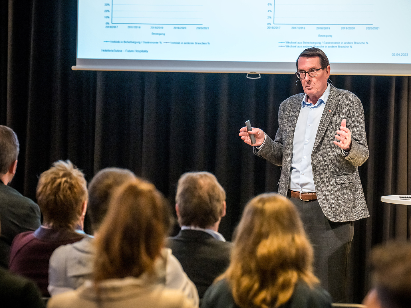 An der Gastia 2023 waren die Referate gut besucht. (Fotograf: Michael Huwiler)