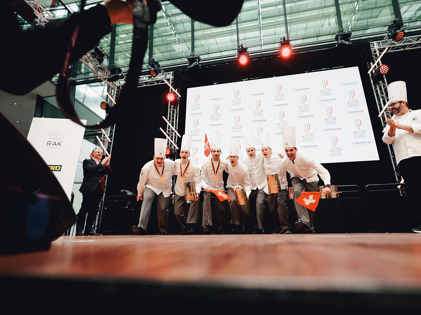 Die Schweizer Armeeköche sind Olympiasieger.
