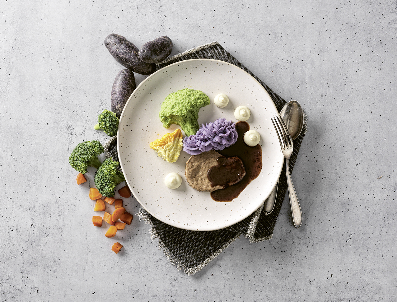Einfach, hochwertig und lecker: Dieses Smoothfood-Gericht von Küchenchef Markus Kappler lässt sich in jeder Heimküche nachkochen.